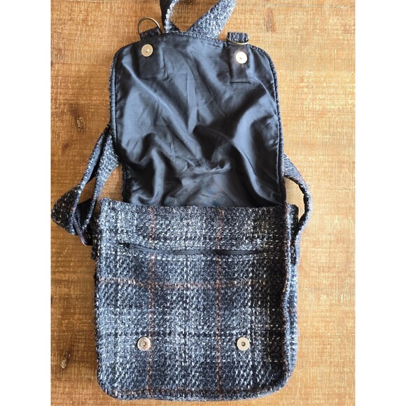 Jonathan Richard 100% wool crossbody purse made in Ireland - Picture 1 of 11